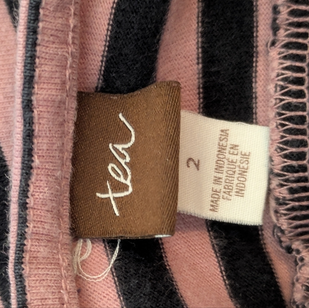 Tea Collection Stripe Ruffle Shirt 2 - Picture 3 of 5